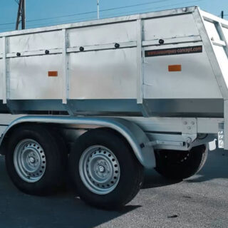 remorque benne monocoque 3502 compacte