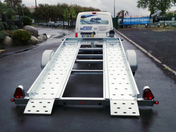 Porte voiture simple essieu 1300kg – Image 3